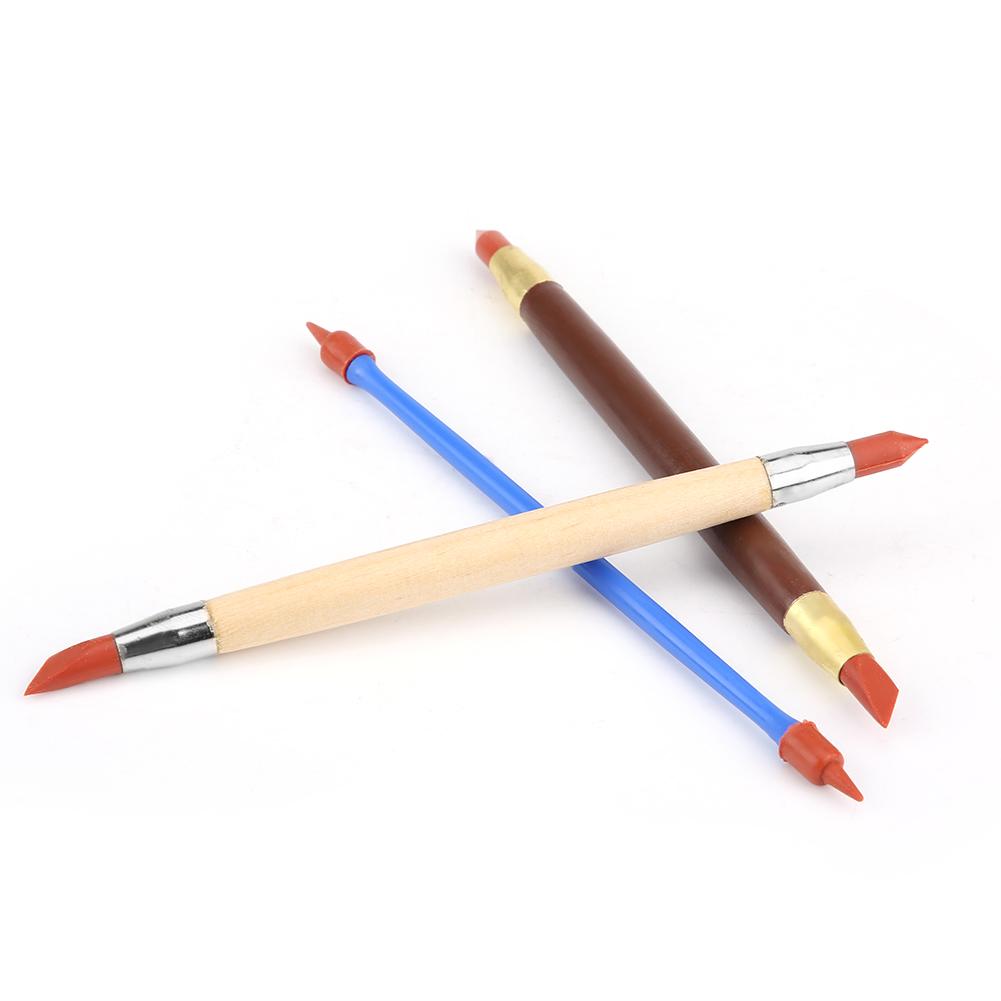 Silicon Polymer Head Pottery Clay Sculpting Modeling Pen Removing Traces DIY Tool