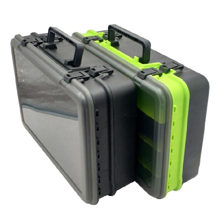 Clear Fishing Lures Storage Box with Adjusted Dividers Tackle Dividers Box