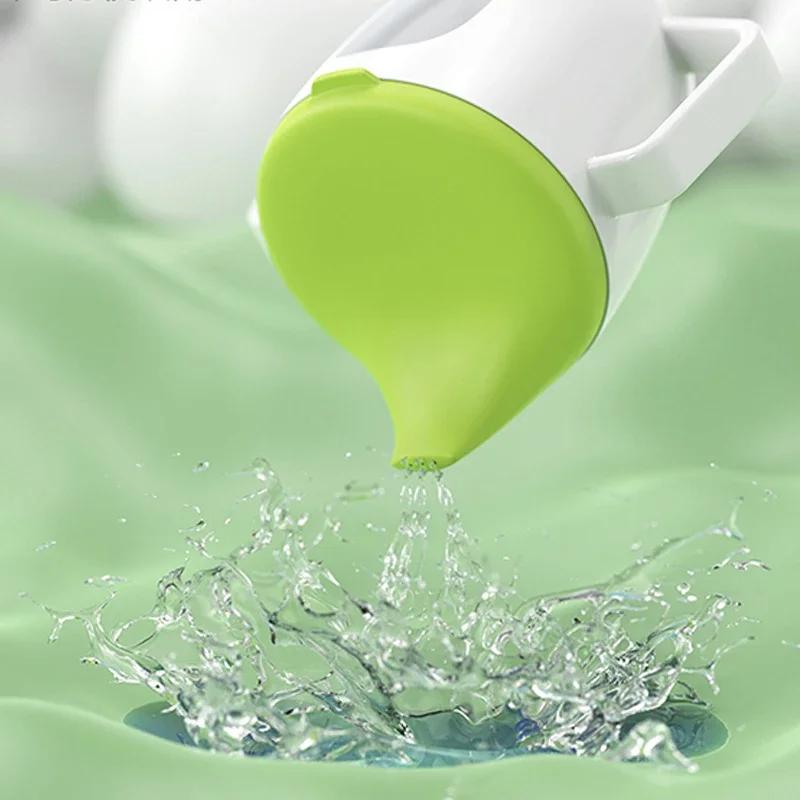 Baby Silicone Sippy Cup Leakproof Cartoon Straw Handle Wheat-Straw Drinking Bottle for Kids Infant Children Drinkware