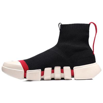 Li Ning Wade Essence 2 Lifestyle Confortabil Versatil Absorbție Șocuri Antiderapant Rezistent la Uzură Pantofi de Baschet Retro cu Top Înalt ABCM052-3