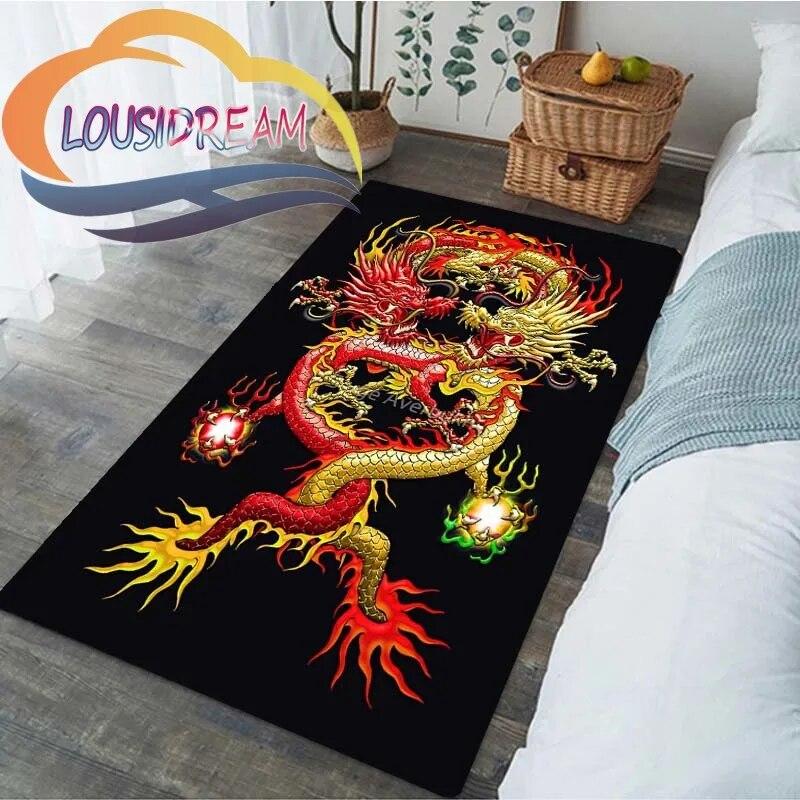Różne wzory dywany z motywem smoka Moda 3D Salon Łóżko Duży obszar miękki Dywan Dom Dziecięcy mata podłogowa Dekoracja