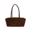 2025 new fashion tote suede retro shoulder underarm commuter bag women's lazy large-capacity handbag