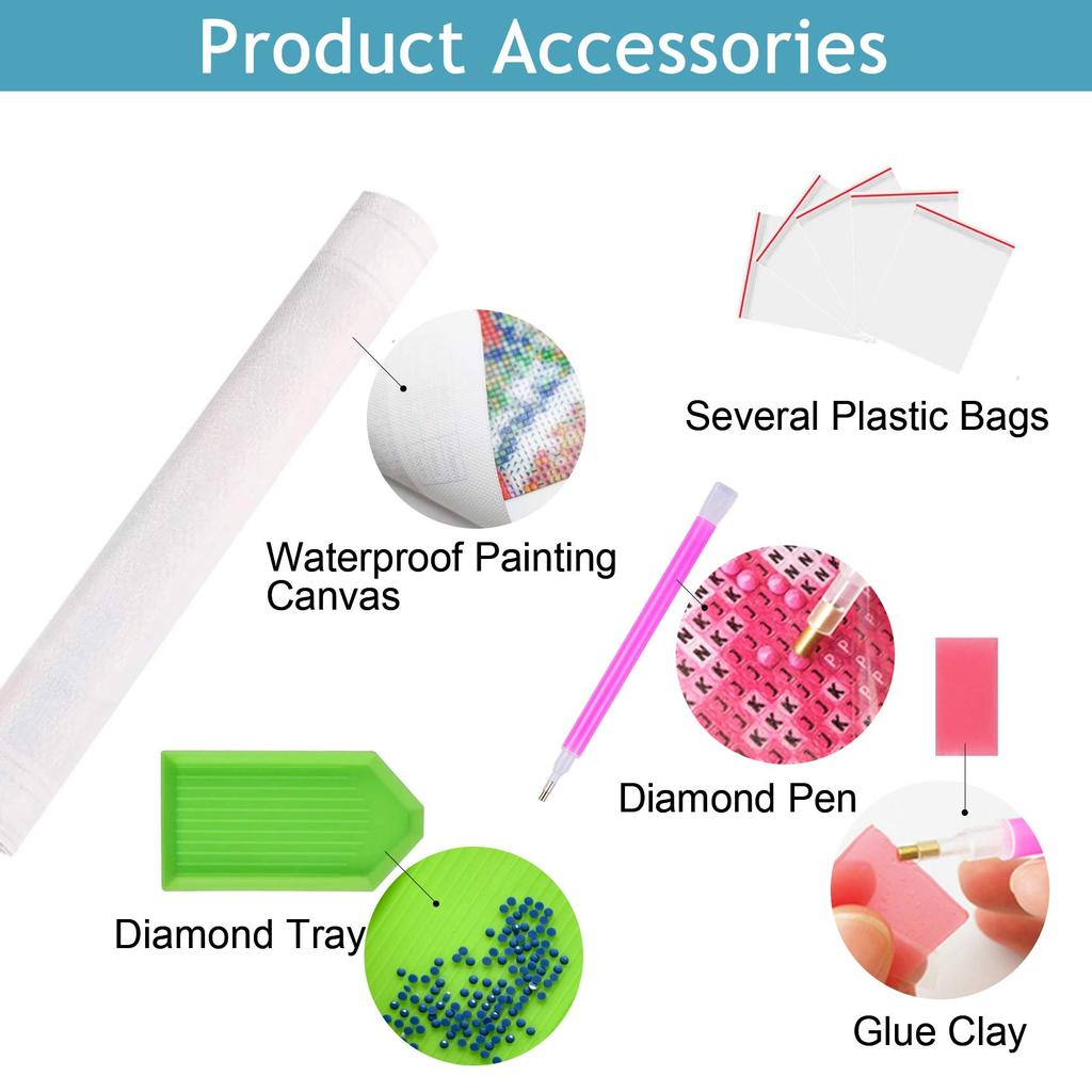 Reofrey Diamond Painting Diamond Art Cross Stitch Planet Handmade Kit Full Paste Bead DIY Craft Kit Home Restaurant Rhinestone Home Wall Hanging