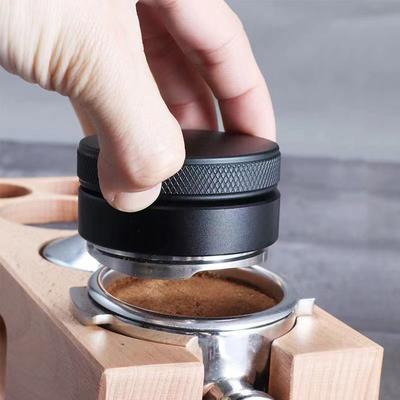 Espresso 51/53/58 mm Zarovnávač pro rozdělování kávy Hodí se k nástroji Nerezová ocel Nastavitelné pěchování 3 úhlových sklonů Dlaně