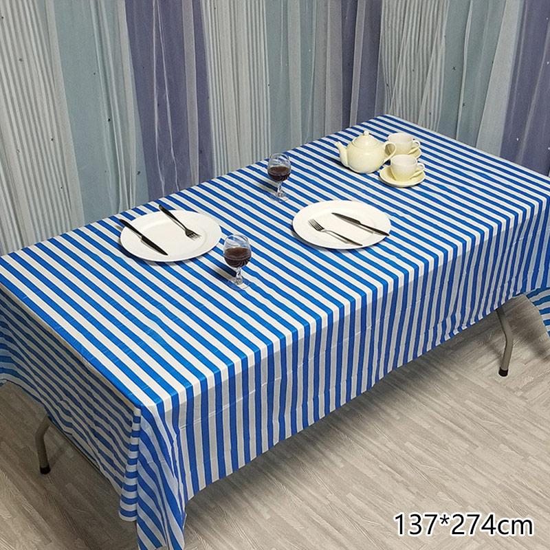1PC Birthday Party Plastic Table Cover Disposable Table Cloth Waterproof Oil Proof Tablecloth Supplies