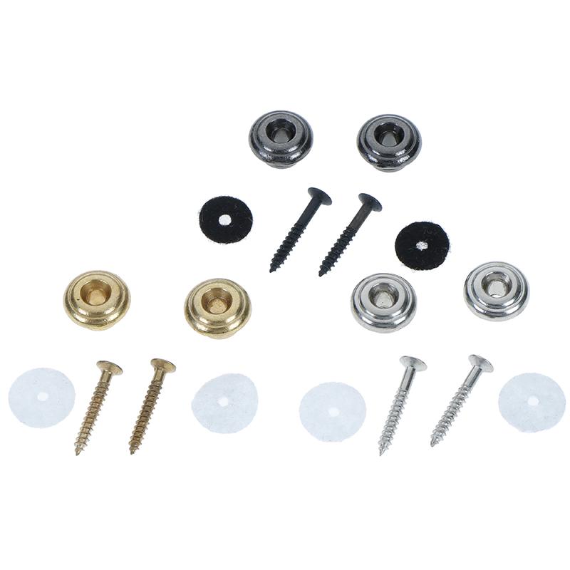 1 pár praktického řemínku na kytaru s houbovou hlavou, zámky s montážními šrouby