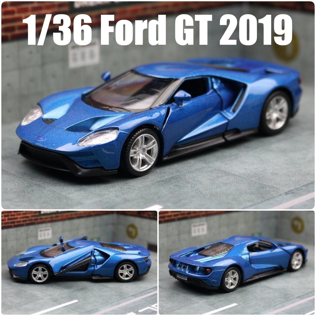 1/36 Ford GT гоночный автомобиль игрушечная модель для детей 5 RMZ City литой сплав — фото 7