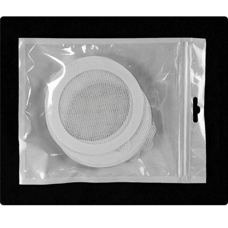 10pcs Disposables Shower Drain Hair Catcher Cover Bathroom Sewer Sink Drain Tool