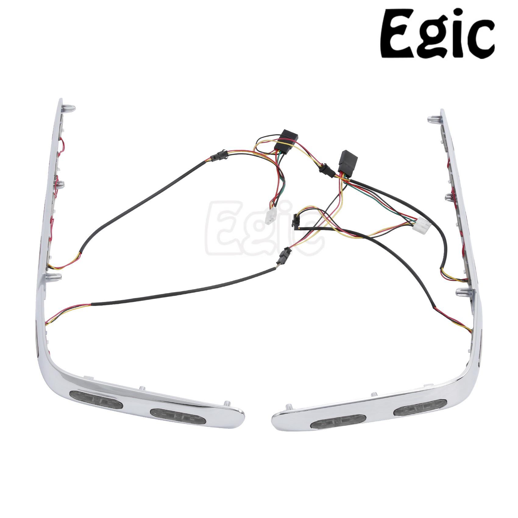 

Decorative Light Strip for Gold Wing GL1800 2001-2011 Side Box - Transparent Red Smoke дим