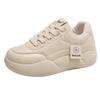 Fashion SYTK Women's Versatile Thick Bottom Bread Shoes Spring/autumn Casual Trendy Student Shoes Skateboard Spring 2024 New Style