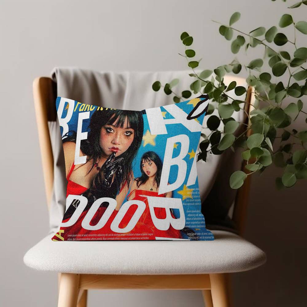 Rock Singer pretty B-Beabadoobee Cushion Cover 45x45 Polyester Sofa Cushions Decorative Throw Pillows Pillowcover