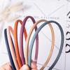 12 Stück Einfaches Stirnband für Damen, Bunt, Matt, Rutschfest, Elastische Haarbänder, Haarreifen, Kopfschmuck, Mode, Mädchen, Haarschmuck