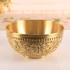 Wysokiej jakości mosiężna misa ręcznie robiona czysta miedź pogrubiona miedziana misa miedziane pałeczki miedziana łyżka domowy prezent grawerowanie złota miska na ryż