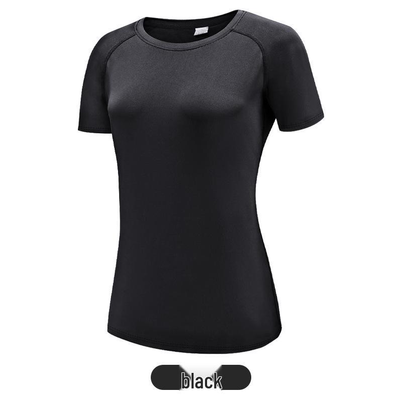 Women's Quick-Dry Mesh Yoga T-Shirt - Loose Fit, Short Sleeve Sportswear for Spring/Summer Fitness and Running