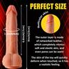 9" Realistic Thrusting Dildo Vibrator with 10 Vibration & Telescopic Modes,360° Rotation,Heating,Strong Suction Cup,USB Rechargeable for Women&Couples