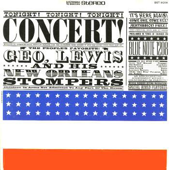 

LP Record GEORGE LEWIS & HIS NEW ORLEANS STOM - Concert BST81208 Blue Note US Jazz Used
