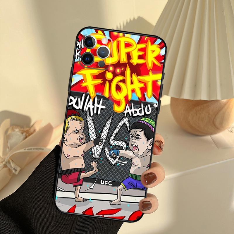 

Funny Hasbulla Fighting Meme Phone Case For iPhone 16 14 13 12 11 15 17 Pro Max 13 mini 15 16 Plus 16e 17 Air Cover Funda iPhone 13