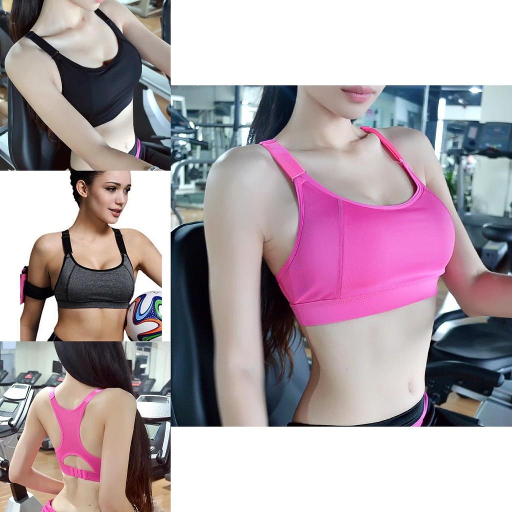 Athletic Running Sports Bra With Shockproof Reinforced Support For Active Women