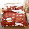Juego de Funda Nórdica Hello Kitty Fundas de Cama Juego de 3 Piezas 1 Funda de Edredón Lujo Infantil Doble