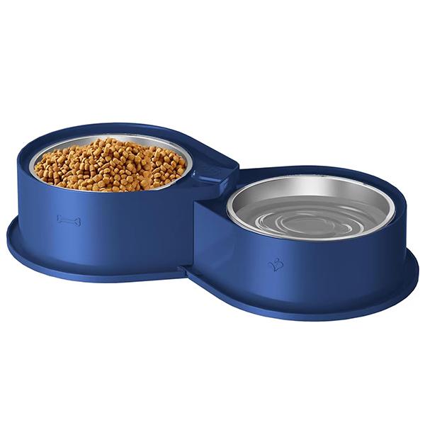 

Large Capacity 304 Stainless Steel Bowls,Anti-Skid Food Water Set for Dogs Cats Lidless