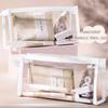 Pvc Student Stationery Storage Transparent Pen Bag Ins Style Cosmetic Bag Exam Transparent Zipper Pencil Bag