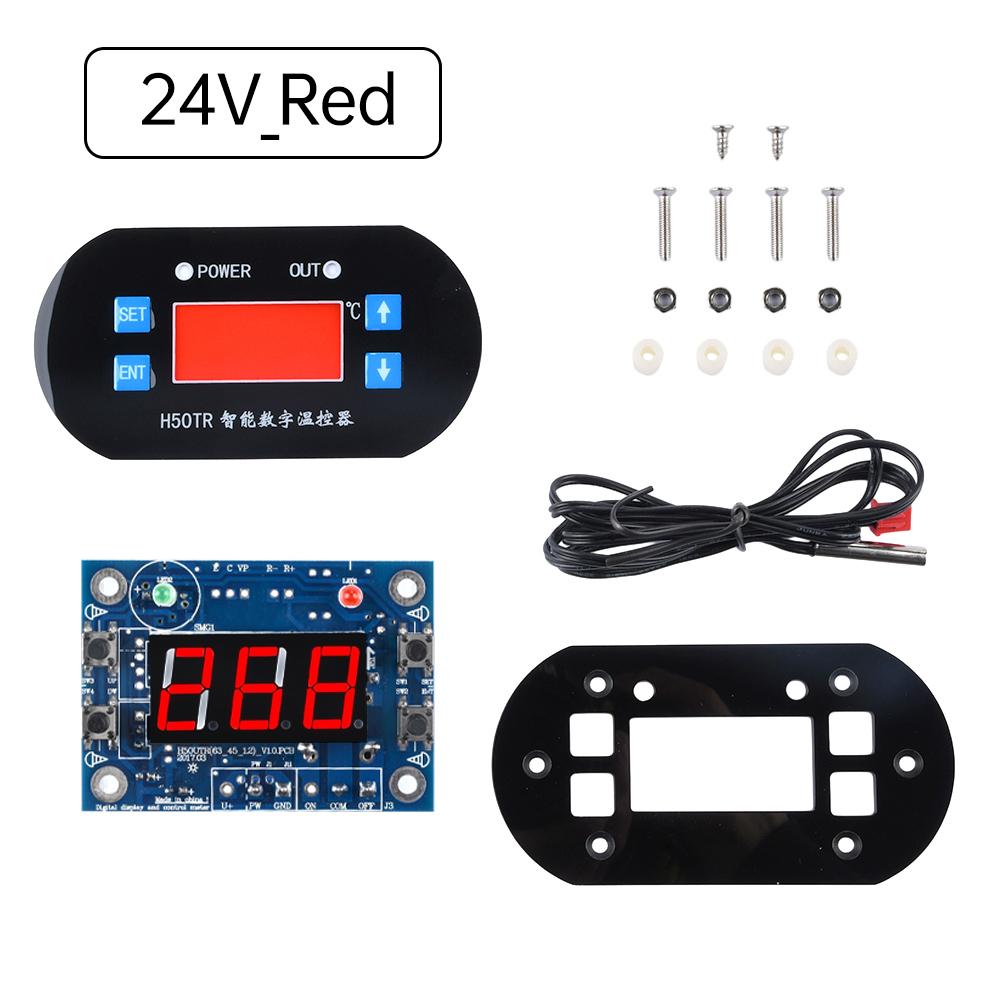 DC 12V 24V NTC Temperature Digital Thermostat -40 To 300 Degrees Temperature Controller Switch Measuring Tool