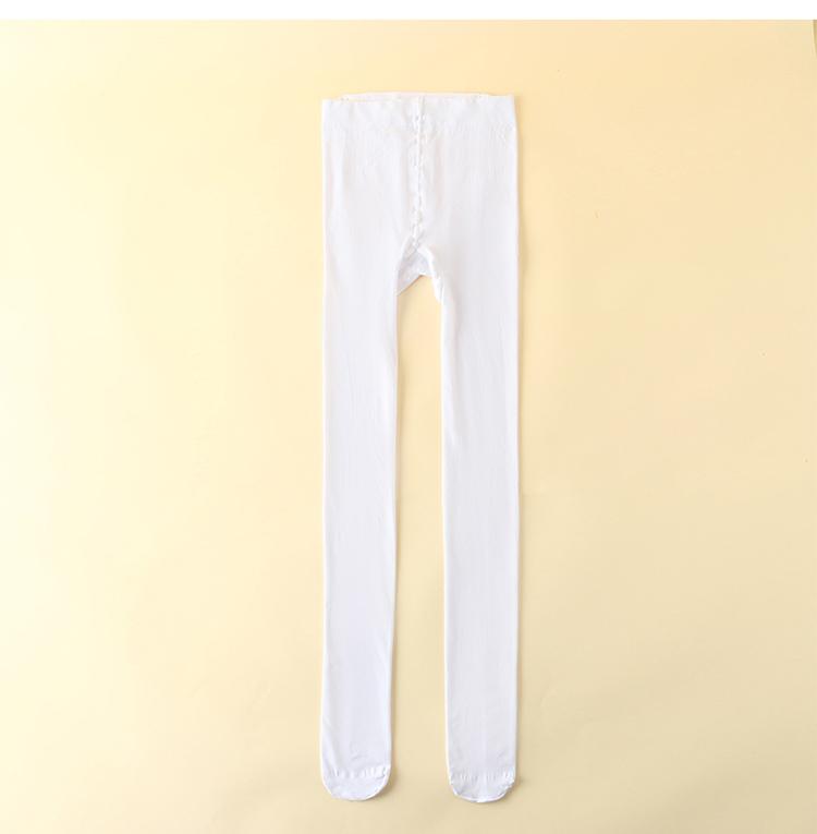 Plus Size Trends Tights For Women 80D Semi Opaque Footed Pantyhose Women'S Run Resistant Tights High Waist Stockings