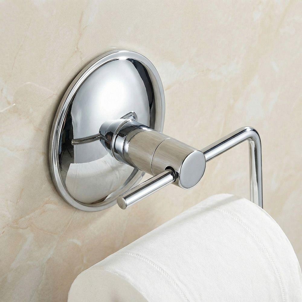 Silver Toilet Paper Holder Stainless Steel Wall Mount Bathroom Roll Paper Holder  Hotel
