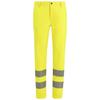 Mens Pro Contract Stretch Hi-Vis Work Trousers