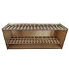 Paint Brush Organizer Wall Mount Brush Rack Wooden Paintbrush Organizer 67 Holes Freestanding Art Supply Container for Table