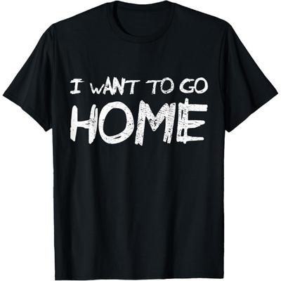 I Want To Go Home Home Alone Funny Gift Contacts T-Shirt
