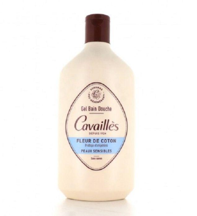 Cavaillès Gel Bain et Douche Fleur de Coton Peaux Sensibles 400 ml