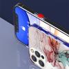 Fashion Geometric Marble Cover Phone Case For iPhone 16 17 Air 15 14 Pro Max 16E Phone Case 13 Mini 12 11 7 SE 8 Print Pattern F