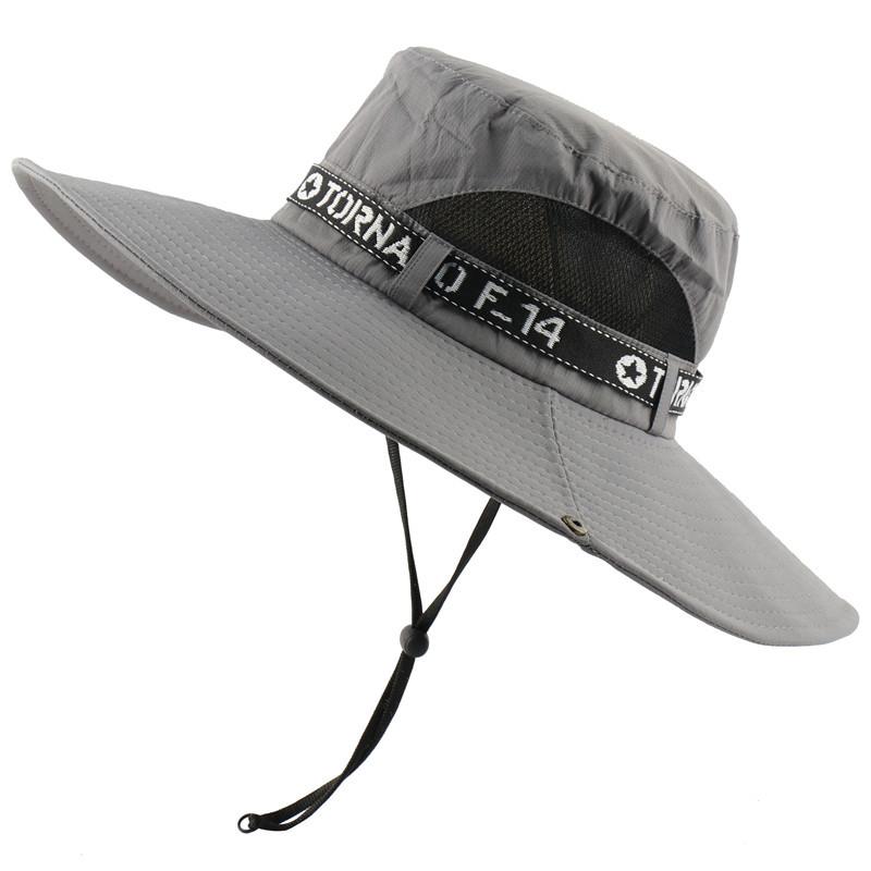 Men and Women Spring and Summer Big Brim Sun Hat Sunscreen Bucket Hat Outdoor Mountaineering Travel Hat Breathable Fishing Hat Sun Hat