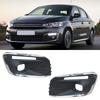 For Citroen Elysee C-Elysee 2017 2018 2019 High Configuration Front Bumper Fog Light Frame Cover Trims Grille Car Accessories