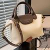 Classic Fashi Simple Messenger Bag, Elegant Temperament, Multifunctial, High-value Ctrast Color Shoulder Bag