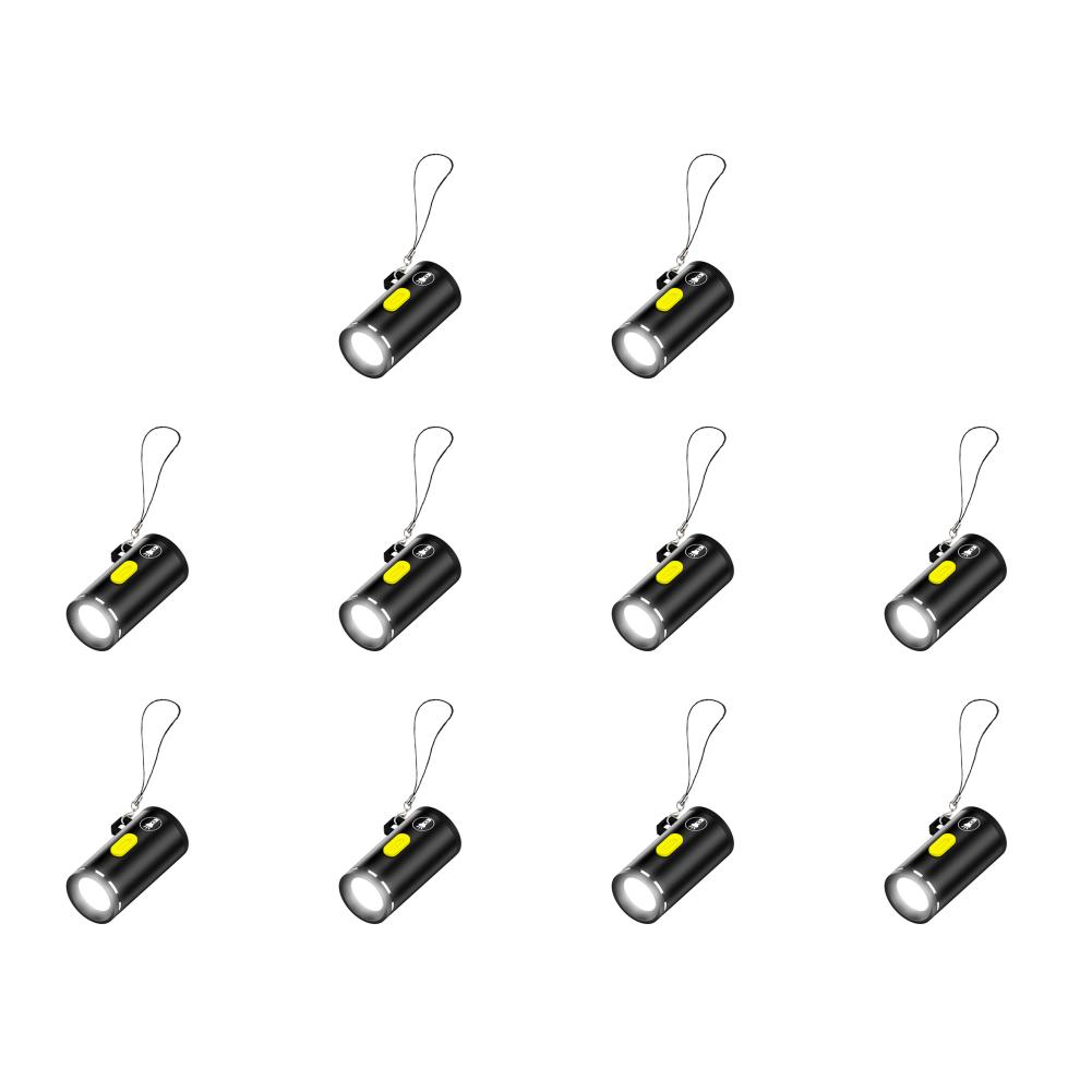 510Pcs LED Handheld Mini Flashlight Aluminum Alloy Small Pocket Flashlight Outdoor Emergency Light for Outdoor Hiking Camping