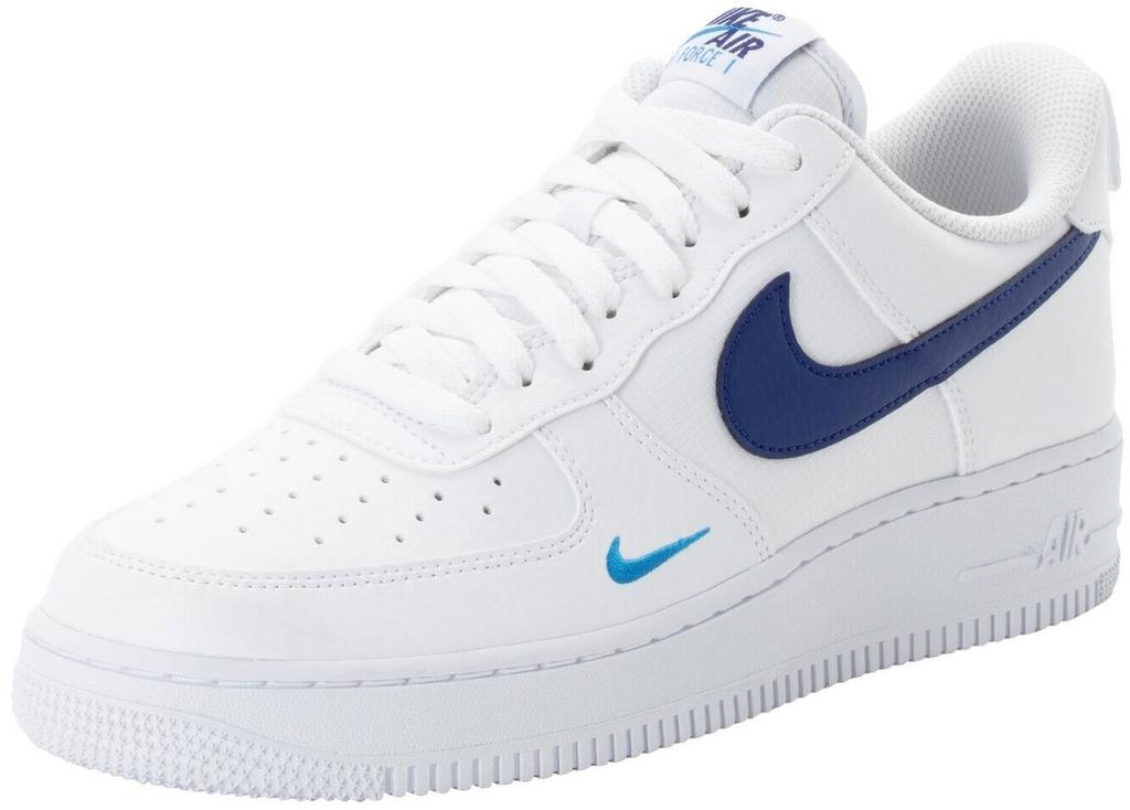 Кроссовки Nike Air Force 1 '07 белый/светло-фото-синий/глубокий королевский синий