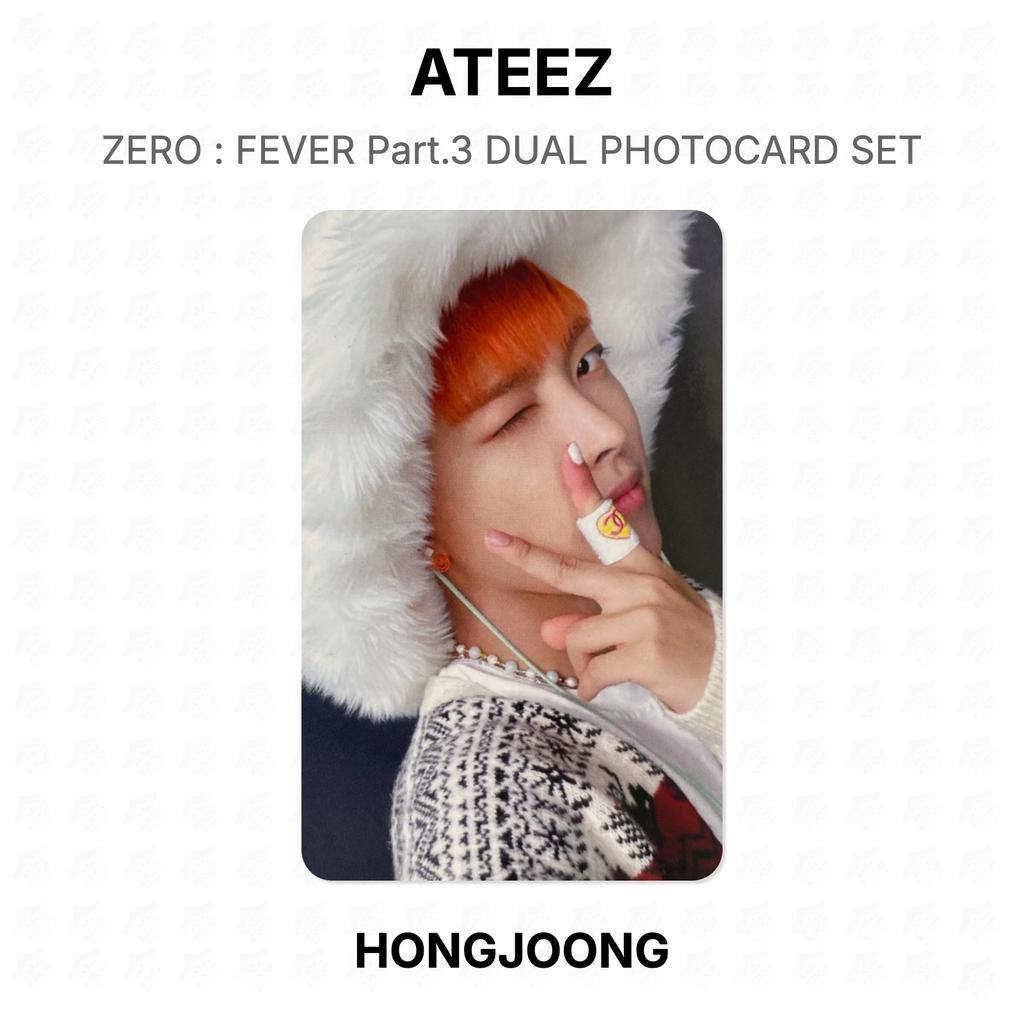 ATEEZ ZERO : FEVER Part.3 DUAL PHOTOCARD SET Official Photocard