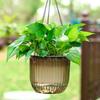 Plant Pot with Water Reservoir Hanging Self-watering Planter Self-watering Hanging Planters with Drainage Holes Stylish for Home