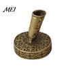 Vintage Desk Organizer Round Pen Holder, Durable Metal Exquisite Carved Desktop Ornament, Quill Dip Pens Base And Supply, for Calligraphy Decoration