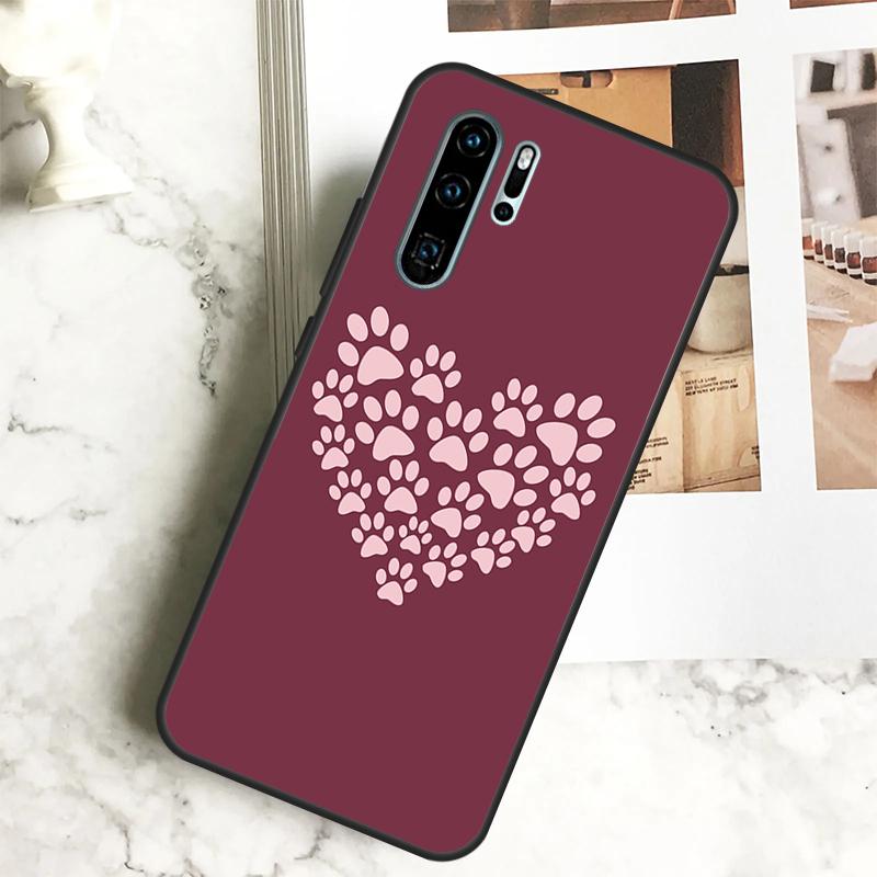 Cat Dog Paws For Huawei Nova Y70 Y72 Y73 Y60 Y90 Y61 Y91 7i 8i 11i 12i 12s 9 10 SE P20 P30 P40 Lite Case
