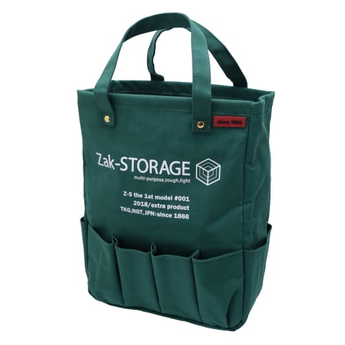 Takagi Zak-STORAGE Craftsman's Tote, Large, Green, CMT-300LG
