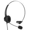 Call Center Headphone 3.5mm Noise Cancelling Adjustable Volume Customer Service Headset with Microphone for PC