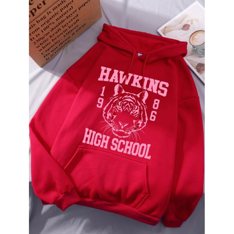 Hawk High School Prints Hoodies Womens Winter