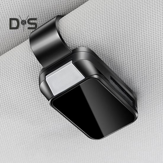 Clip universal pentru vizor auto, suport pentru ochelari de soare cu o singură mână, cu prindere, clip pentru ochelari de soare în siguranță, organizator auto multifuncțional pentru carduri, ochelari de soare