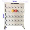 Galvanized Safety Helmet Storage Rack