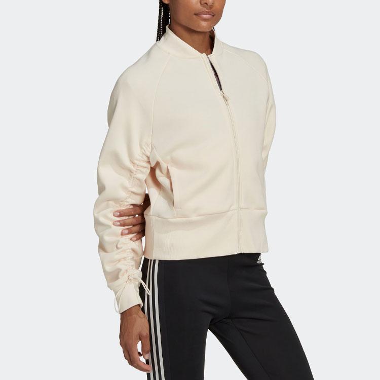 Adidas Allover Print Track Top Jacket Women Jacket Light-Beige HN5279