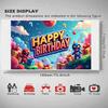 Celebration Backdrop Fun Party Decoration Birthday Banner Balloon Gift Display For Event Celebration Fun Atmosphere