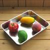 Nagao Tsubame-Sanjo Square Tray with Lid and Mesh, XL Size, Set of 12, 18-8 Stainless Steel, for Food Preparation, Made in Japan